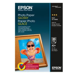 Epson - Photo Paper Glossy - A3+ - 20 Fogli - C13S042535