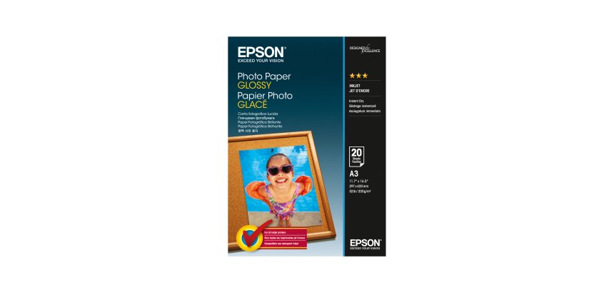 Epson - Photo Paper Glossy - A3 - 20 Fogli - C13S042536