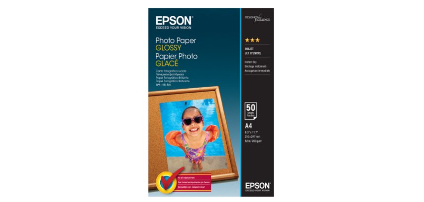 Epson Photo Paper Glossy - A4 - 50 sheets