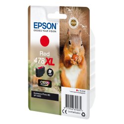 Epson Squirrel Singlepack Red 478XL Claria Photo HD Ink