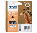 Epson - Confezione doppia Cartuccia ink - Nero - T0711H - C13T07114H10 - 11ml x 2