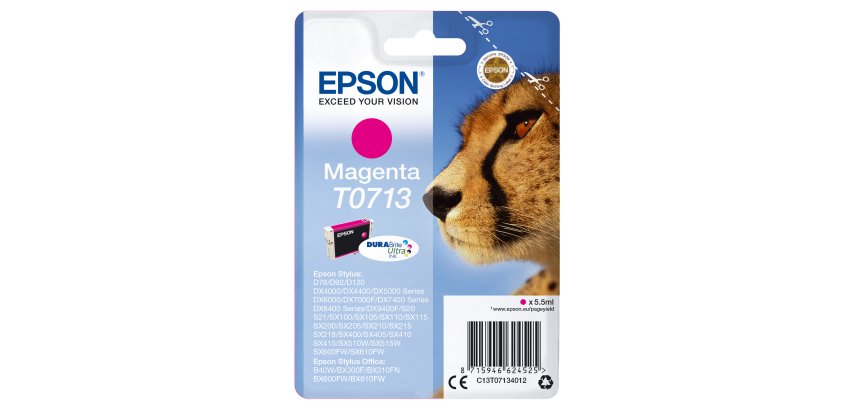 Epson - Cartuccia ink - Magenta - T0713 - C13T07134012 - 5,5ml