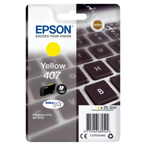 Epson - Cartuccia Ink - Giallo - C13T07U440 - 38,1 ml