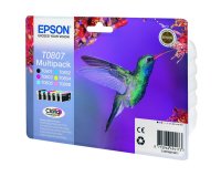 Epson - Cartuccia ink - C/M/Y/K/C CH/M CH - T0807 - C13T08074011  - 7,4ml cad