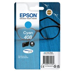 Epson - Cartuccia DuraBrite Ultra 408 - Ciano -  C13T09J24010