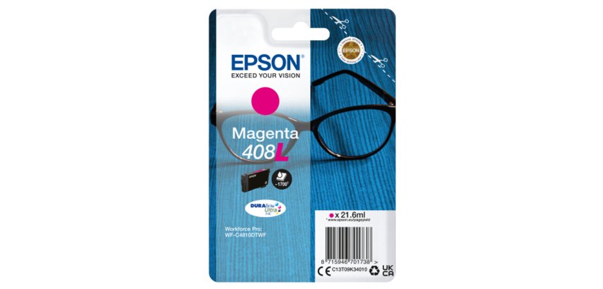 Epson 408L Spectacles DURABrite Ultra Single Magenta Ink