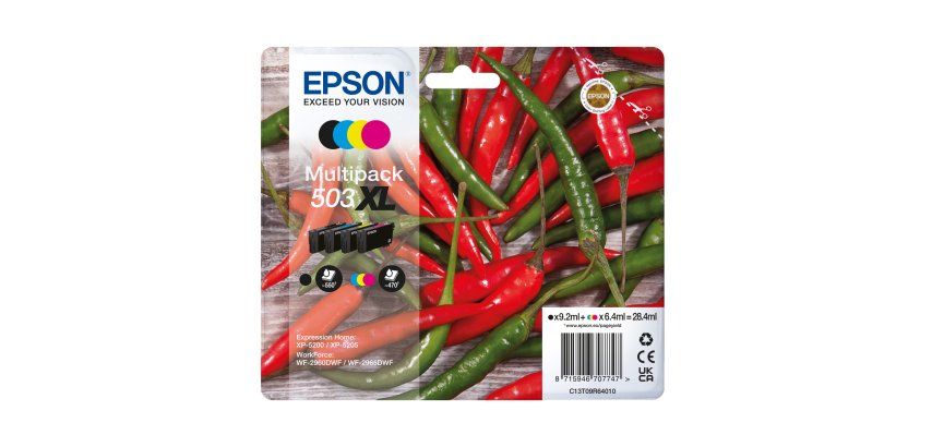 Epson - Multipack Cartucce - 503XL - BK/C/M/Y - C13T09R64010