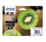 Epson - Multipack Cartuccia ink - 202 - C/M/Y/K/K PH - C13T02E74010 - C/M/Y/K PH 4,1ml cad - K 6,9ml