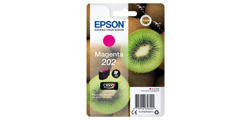 Epson - Cartuccia ink - 202 - Magenta - C13T02F34010 - 4,1ml