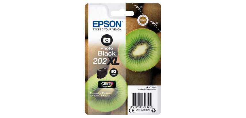 Epson - Cartuccia ink - 202XL - Nero Photo - C13T02H14010 - 7,9ml