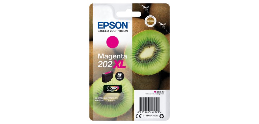 Epson - Cartuccia ink - 202XL - Magenta - C13T02H34010 - 8,5ml
