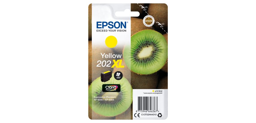 Epson - Cartuccia ink - 202XL - Giallo - C13T02H44010 - 8,5ml