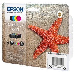 Epson - Cartuccia ink - 603 - C/M/Y/K - C13T03U64010 - BK 3,4ml / C/M/Y 2,4ml cad