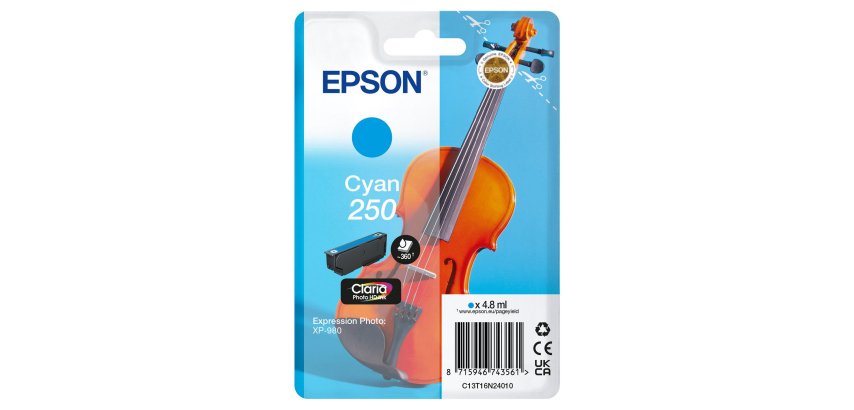 Epson - Cartuccia - Ciano  - 205 - Violin Claria- C13T16N24010 - 4,8 ML