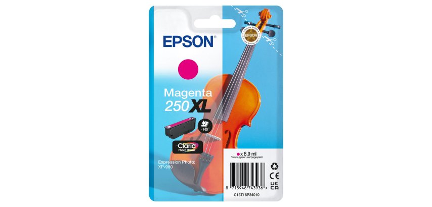 Epson - Cartuccia - Magenta - 205XL - Violin Claria- C13T16P34010 - 8,9 ML