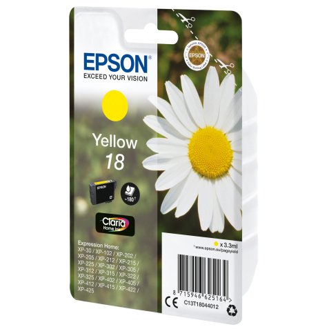 Epson - Cartuccia ink - 18 - Giallo - C13T18044012 - 3,3ml