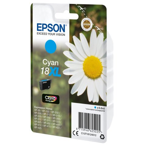 Epson - Cartuccia ink - 18XL - Ciano - C13T18124012 - 6,6ml