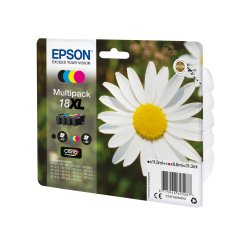 Epson - Cartuccia ink - 18XL - C/M/Y/K - C13T18164012 - C/M/Y 6,6ml cad - K 11,5ml