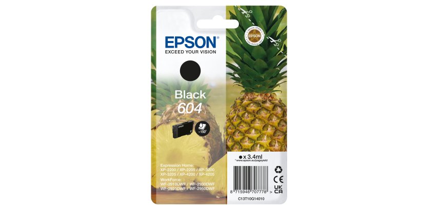 Epson - Cartuccia - Nero - 604 - C13T10G14010 - 3,4 ml