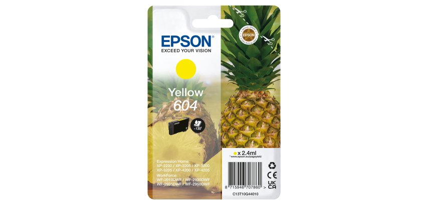 Epson - Cartuccia - Giallo - 604 - C13T10G44010 - 2,4 ml