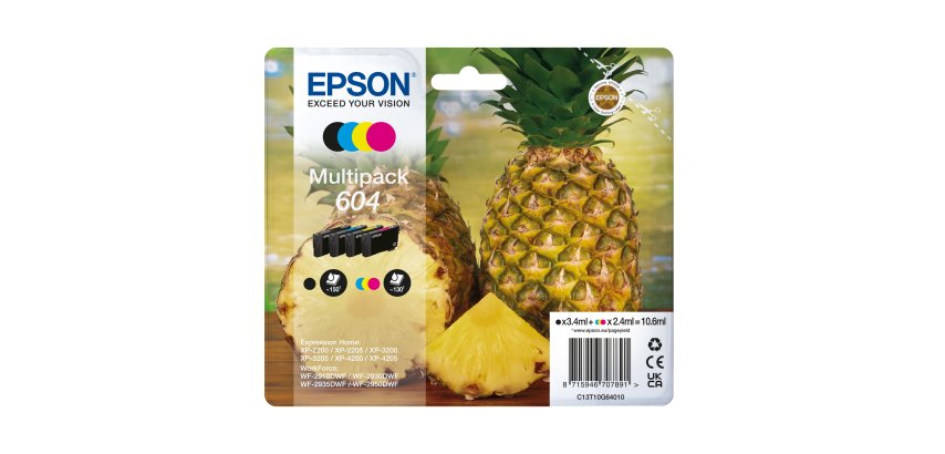 Epson - Multipack Cartucce - 604 - BK/C/M/G - C13T10G64010