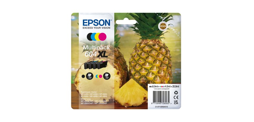 Epson - Multipack Cartucce - 604XL - BK/C/M/Y - C13T10H64010