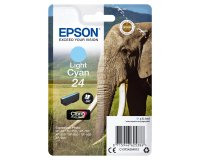 Epson Elephant Singlepack Light Cyan 24 Claria Photo HD Ink