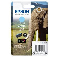 Epson - Cartuccia ink - 24 - Ciano chiaro - C13T24254012 - 5,1ml