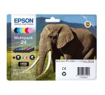 Epson - Multipack Cartuccia ink - 24 - C/M/Y/C CH/M CH/K - C13T24284012 - C/M/Y 4,6ml - K/ C CH/M CH 5,1ml -