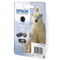 Epson - Cartuccia ink - 26 - Nero - C13T26014012 - 6,2ml
