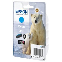 Epson - Cartuccia ink - 26 - Ciano - C13T26124012  - 4,5ml