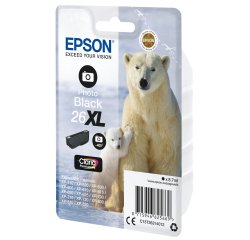 Epson - Cartuccia ink - 26XL - Nero Photo - C13T26314012 - 8,7ml