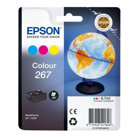 Epson - Cartuccia ink - 267 - C/M/Y -  C13T26704010  - 6,7ml