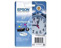 Epson - Confezione Cartuccia ink - 27 - C/M/Y - C13T27054022 - 3,6ml cad