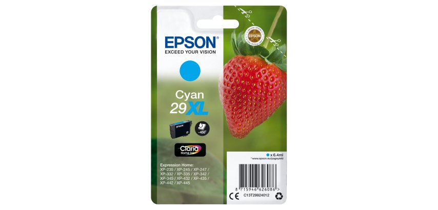 Epson - Cartuccia ink - 29XL - Ciano - C13T29924012 - 6,4ml