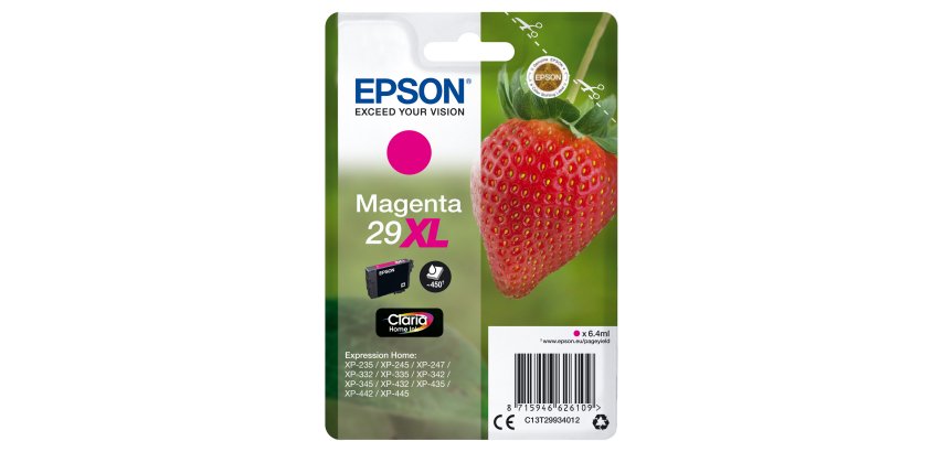 Epson - Cartuccia ink - 29XL - Magenta - C13T29934012 - 6,4ml