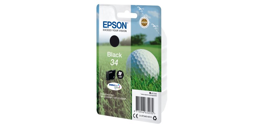 Epson - Cartuccia ink - 34 - Nero - C13T34614010  - 6,1ml