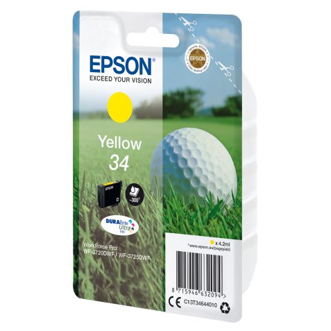 Epson - Cartuccia ink - 34 - Giallo - C13T34644010 - 4,2ml