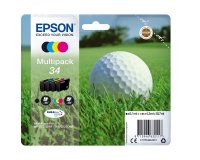 Epson - Cartuccia ink - 34 - C/M/Y/K - C13T34664010 - C/M/Y 4,2ml - K 6,1ml