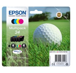Epson - Cartuccia ink - 34 - C/M/Y/K - C13T34664010 - C/M/Y 4,2ml - K 6,1ml