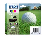 Epson - Multipack Cartuccia ink - 34XL - C/M/Y/K - C13T34764010 - C/M/Y 10,8ml - K 16,3ml