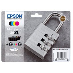 Multipack Cartucce Epson - 35XL - C/M/Y/K - C13T35964010 - C/M/Y 20,3ml - K 41,2ml