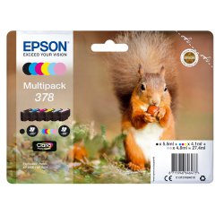 Epson - Cartuccia ink - 378 - C/M/Y/C CH/M CH/K - C13T37884010 - C/M/Y 4,1ml - C CH/M CH 4,8ml - K 5,5ml