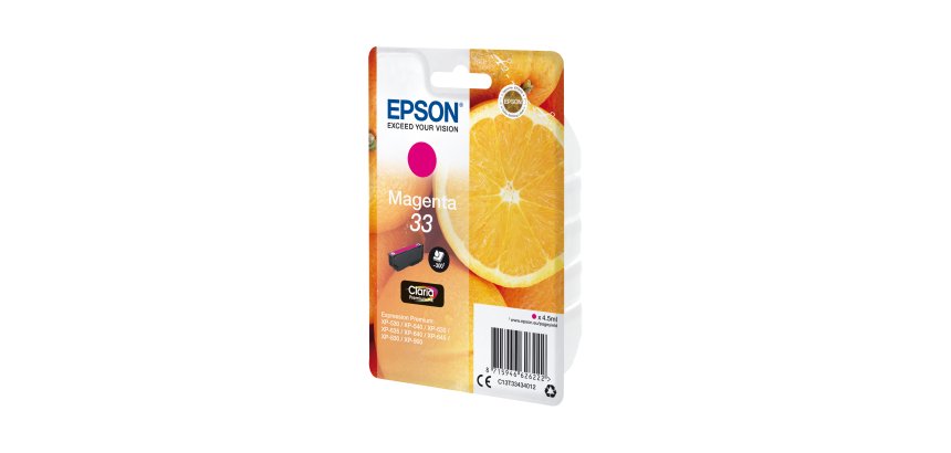 Epson - Cartuccia ink - 33 - Magenta - C13T33434012 - 6,4ml