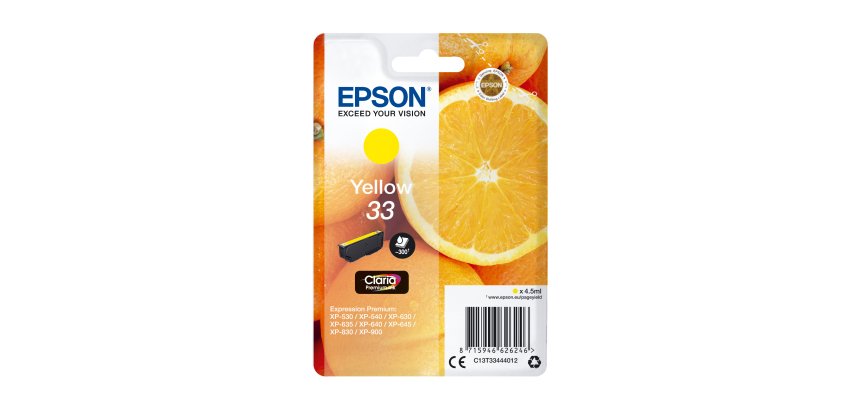 Epson - Cartuccia ink - 33 - Giallo - C13T33444012 - 6,4ml