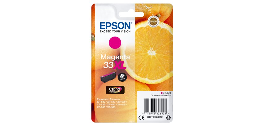 Epson - Cartuccia ink - 33XL - Magenta - C13T33634012 - 8,9ml