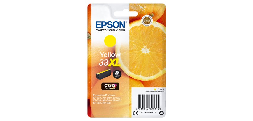Epson - Cartuccia ink - 33XL - Giallo - C13T33644012 - 8,9ml