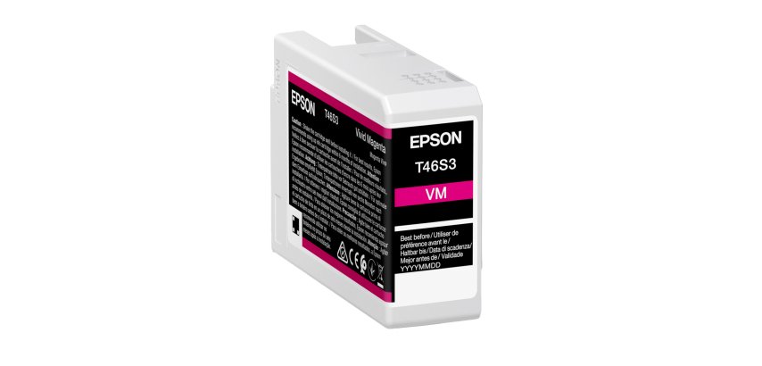 Epson - Cartuccia Vivid per UltraChrome Pro 10 T46S3 - Magenta - 25ml - C13T46S30N