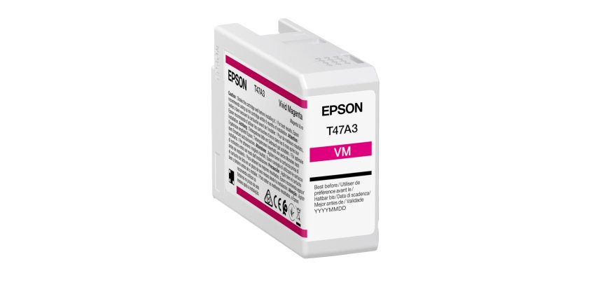 Epson - Cartuccia Vivid per UltraChrome Pro 10 T47A3 - Magenta - 50ml - C13T47A30N