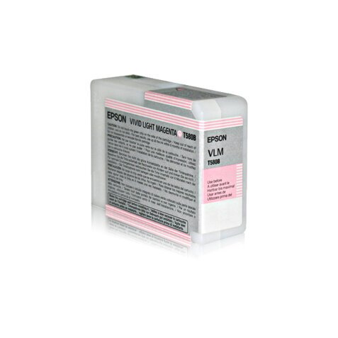 Epson - Tanica - Magenta chiaro - T580B - C13T580B00 - 80ml